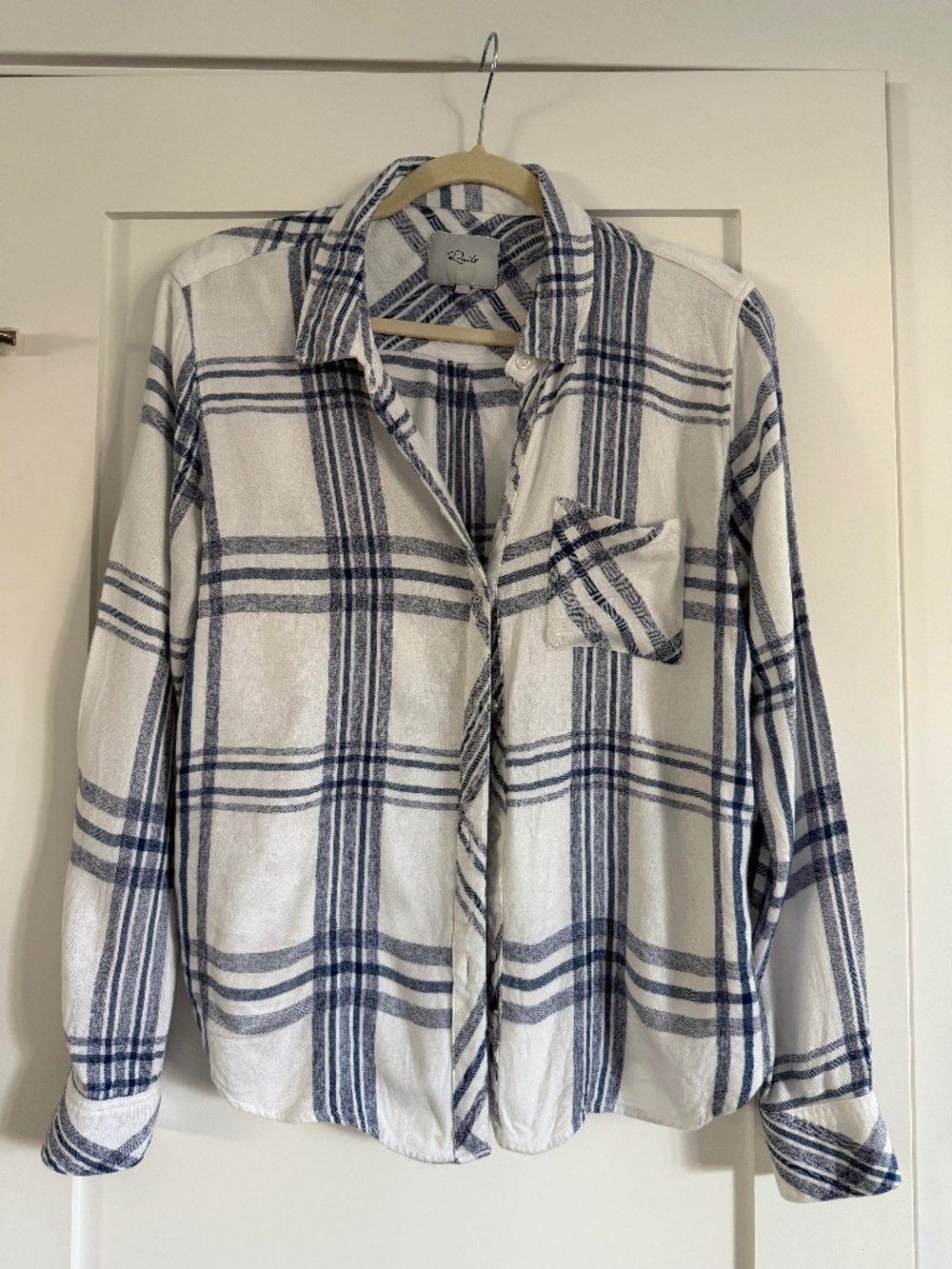 Rails Hunter Longe Sleeve Shirt  - Powder Sky - Large